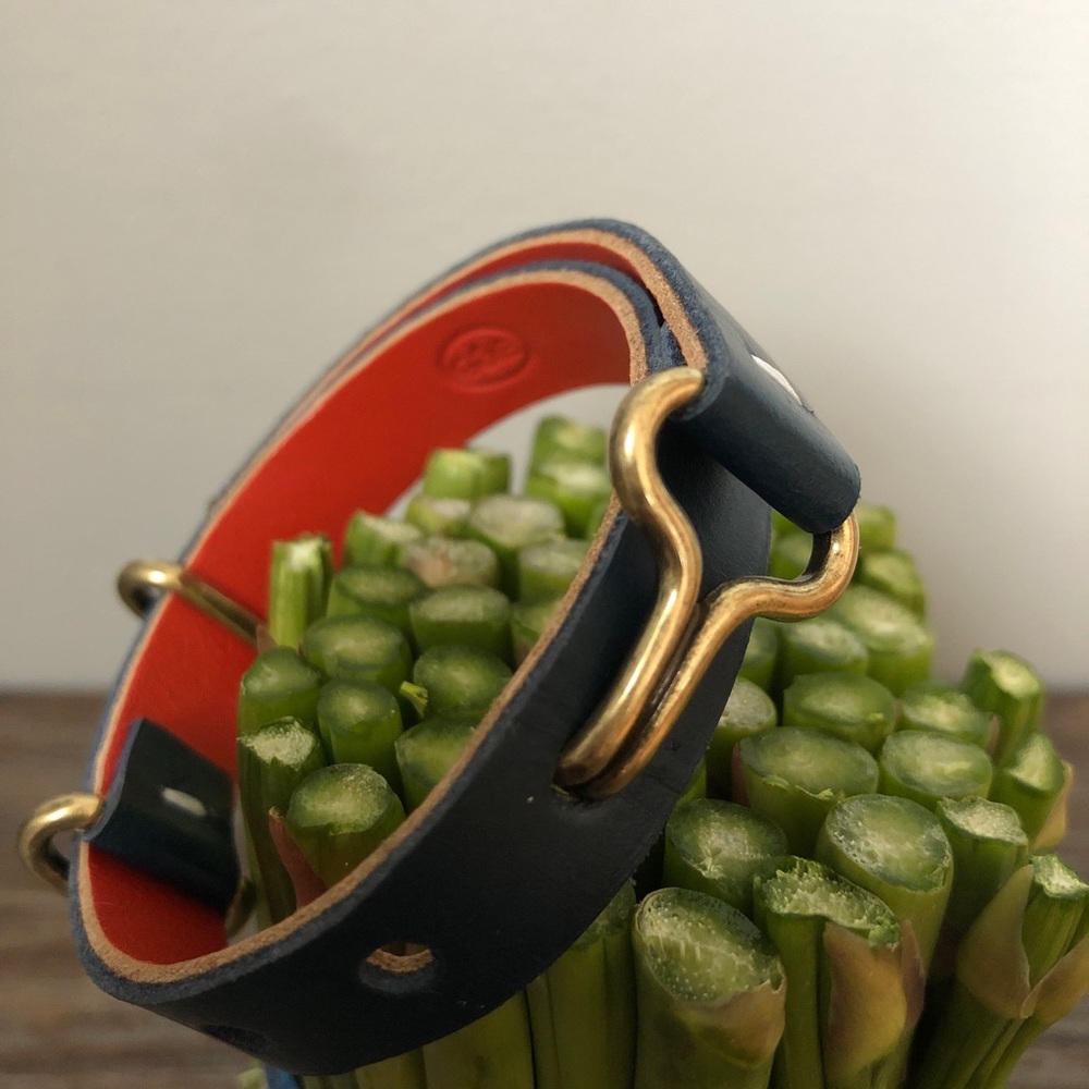 Giles and Brother leather bracelet